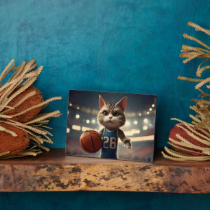 basketbalkat, fotoplaat