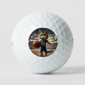 basketbalkat, golfballen (Voorkant)