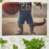 basketbalkat, golfputter Hoesje, Theedoek (Gevouwen)