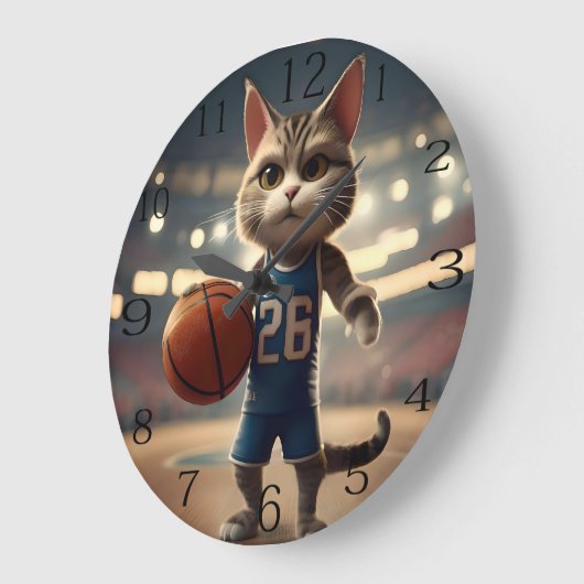 basketbalkat, grote klok (Hoek)