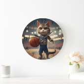 basketbalkat, grote klok (Huis)