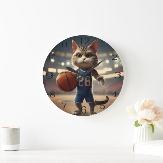 basketbalkat, grote klok (Huis)
