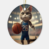 basketbalkat, keramisch ornament (Links)