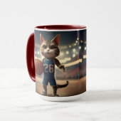 basketbalkat, mok (Voorkant links)