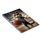basketbalkat, notitieboek (Rechterzijde)