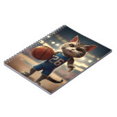 basketbalkat, notitieboek (Linkerzijde)
