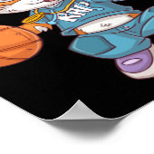 basketbalkat poster (Hoek)
