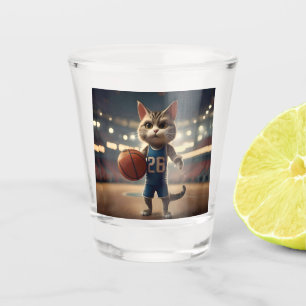 basketbalkat, shot glas