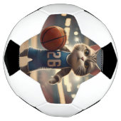 basketbalkat, voetbal (Gedraaid)