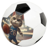 basketbalkat, voetbal (Drie kwart)