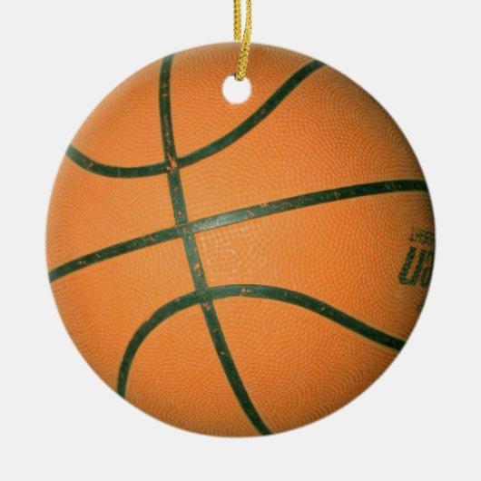 basketbalketting keramisch ornament (Voorkant)