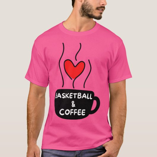 basketbalkoffie t-shirt (Voorkant)