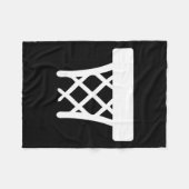 basketbalkorf fleece deken (Voorkant (Horizontaal))