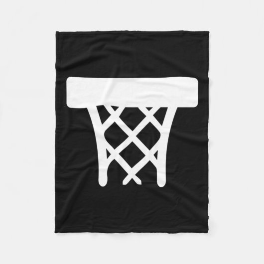 basketbalkorf fleece deken (Voorkant)