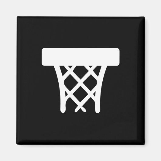 basketbalkorf magneet (Voorkant)
