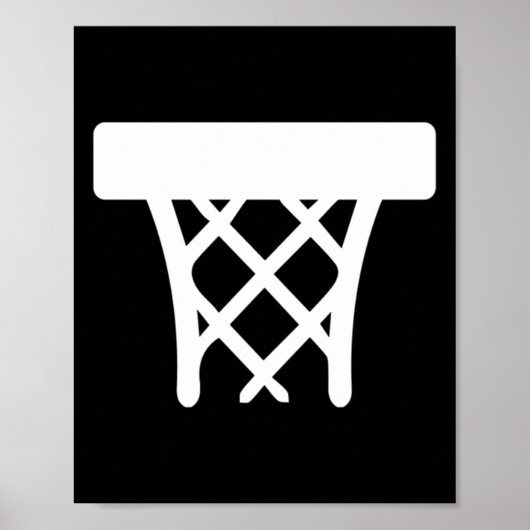basketbalkorf poster (Voorkant)