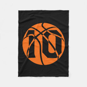 Basketball 10 jaar oude Mannen van het Team van de Fleece Deken