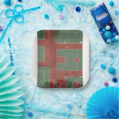 Basketball 110 papieren bordje (Feest)