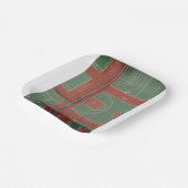 Basketball 110 papieren bordje (Gebogen)