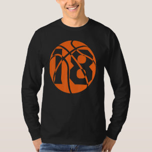 Basketball 18 jaar oude marthday spelers Team Mann T-shirt