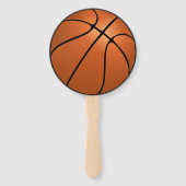 Basketball 1e verjaardag uniek decor handwaaier (Voorkant)
