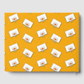 Basketball 1st Birthday met nummer in mini-hoepel Gastenboek (Achterkant)