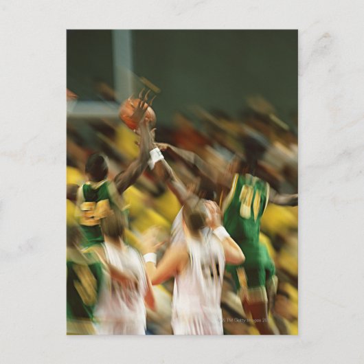 Basketball 3 briefkaart (Voorkant)