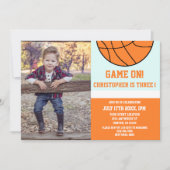 Basketball 3rd Birthday Kaart (Voorkant)