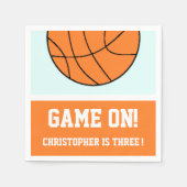 Basketball 3rd Birthday Servet (Voorkant)