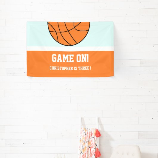 Basketball 3rd Birthday Spandoek (Insitu)