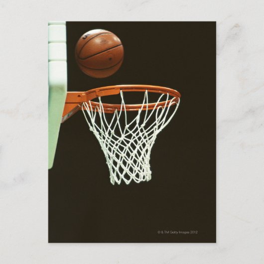 Basketball 5 briefkaart (Voorkant)
