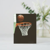 Basketball 5 briefkaart (Staand voorkant)