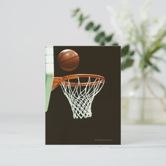 Basketball 5 briefkaart (Staand voorkant)
