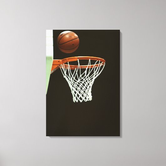 Basketball 5 canvas afdruk (Voorkant)