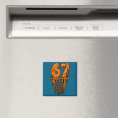 Basketball 67 Meme Funny Six Seven Gen Alpha Drip  Magneet (Insitu (Vaatwasser))