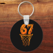Basketball 67 Meme Funny Six Seven Gen Alpha Drip  Sleutelhanger (Voorkant)