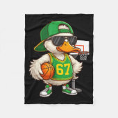 Basketball 67 Six Seven Funny Basketball Meme Drip Fleece Deken (Voorkant)