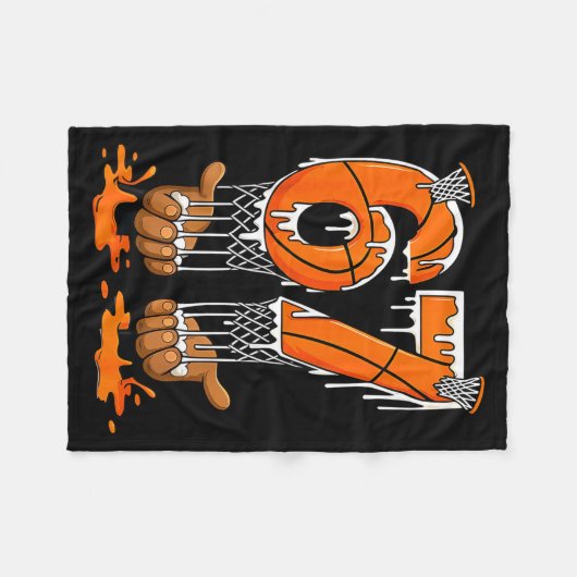 Basketball 67 Six Seven Funny Gen Alpha Meme Drip  Fleece Deken (Voorkant (Horizontaal))