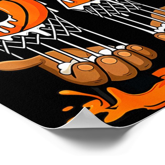 Basketball 67 Six Seven Funny Gen Alpha Meme Drip Poster (Hoek)