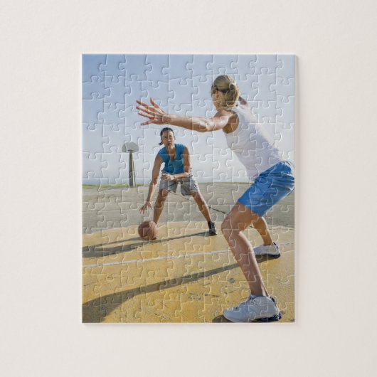 Basketball 6 legpuzzel (Verticaal)