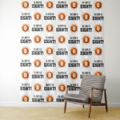 Basketball 8th Birthday Boy | Achtergrond stap her Wandkleed (In situ)