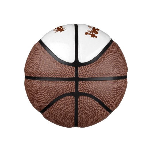 Basketball (aangepaste tekst) mini basketbal (Rechts)