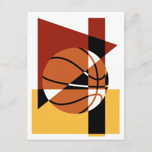 Basketball Abstract Briefkaart