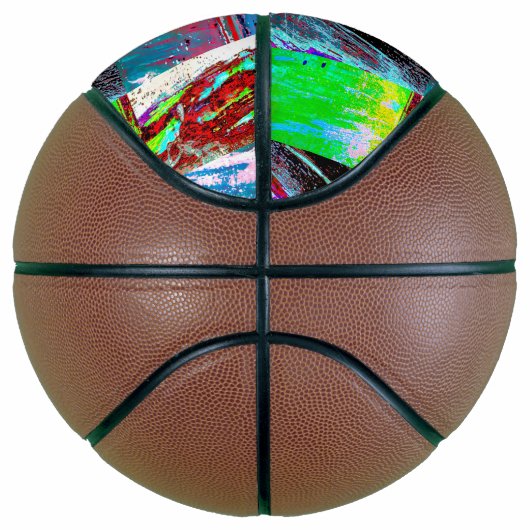 Basketball – Abstract Grid Basketbal (Rechts)