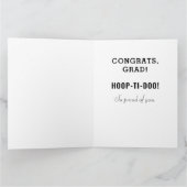 Basketball-Afstuderen-congraten Kaart (Binnen)
