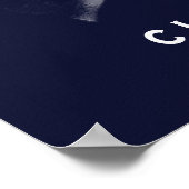 Basketball-Afstuderen-congraten Poster (Hoek)