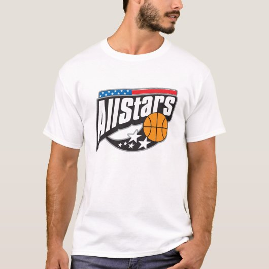 Basketball Alle sterren T-shirt (Voorkant)