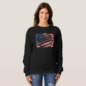 Basketball American Flag Trui (Voorkant volledig)