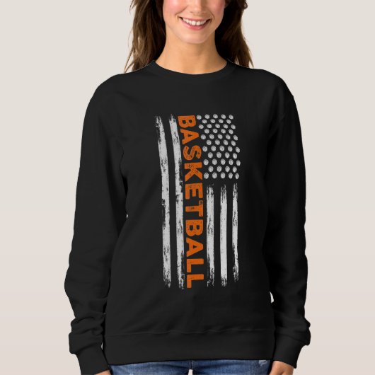 Basketball American Flag Trui (Voorkant)