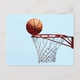 Basketball anticipatie briefkaart